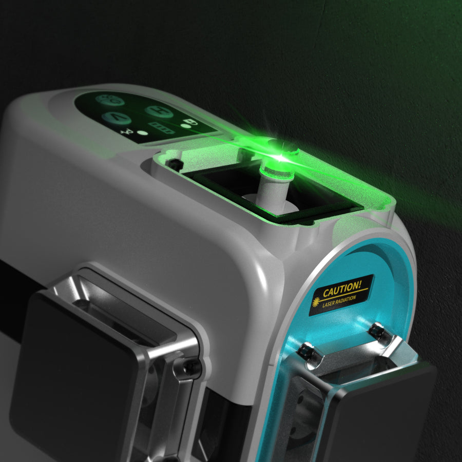 DS Series 360° 100 ft. Self-Leveling Cross Line Laser Level with Green Beam DS Series 360° 100 ft. Self-Leveling Cross Line Laser Level with Green Beam
