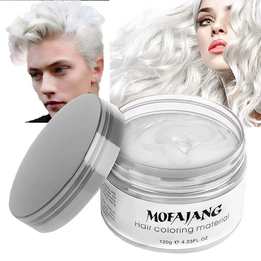 Halloween Green Temporary Hair Color Wax - 4.23 oz - Natural Instant Hair Dye for Party, Cosplay, Halloween, and Christmas Hairstyling Halloween Green Temporary Hair Color Wax - 4.23 oz - Natural Instant Hair Dye for Party, Cosplay, Halloween, and Christmas Hairstyling