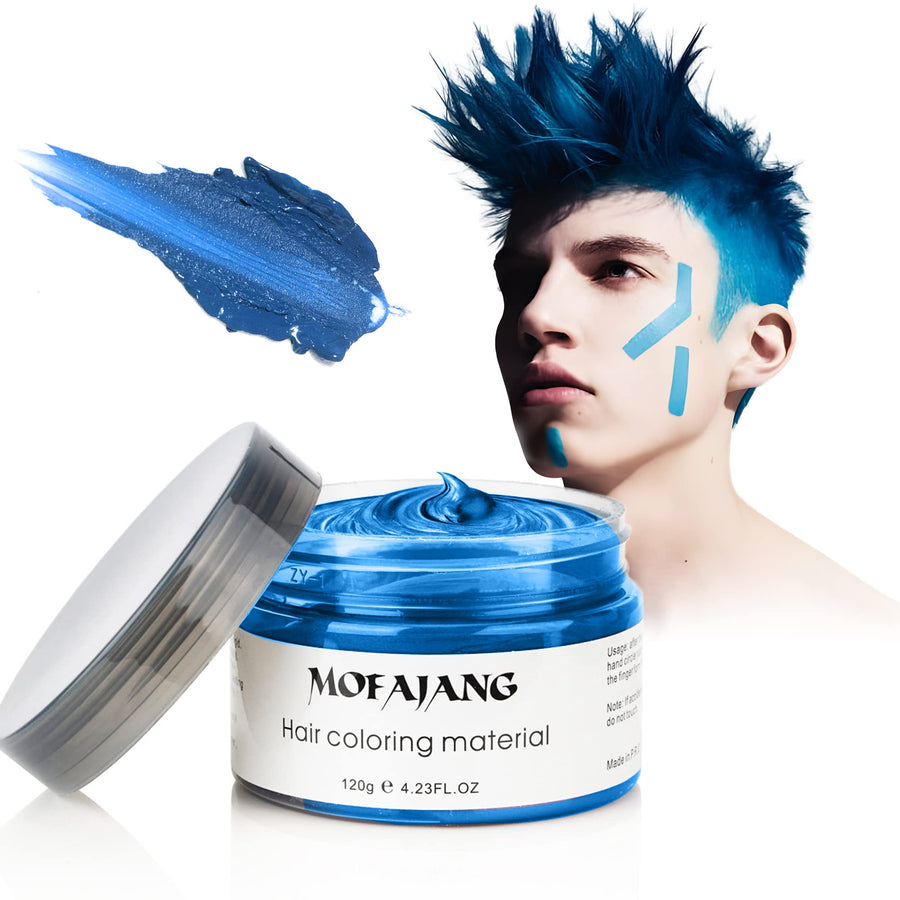 Halloween Green Temporary Hair Color Wax - 4.23 oz - Natural Instant Hair Dye for Party, Cosplay, Halloween, and Christmas Hairstyling Halloween Green Temporary Hair Color Wax - 4.23 oz - Natural Instant Hair Dye for Party, Cosplay, Halloween, and Christmas Hairstyling