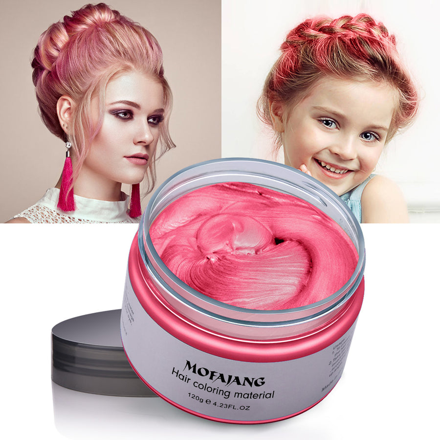 Halloween Green Temporary Hair Color Wax - 4.23 oz - Natural Instant Hair Dye for Party, Cosplay, Halloween, and Christmas Hairstyling