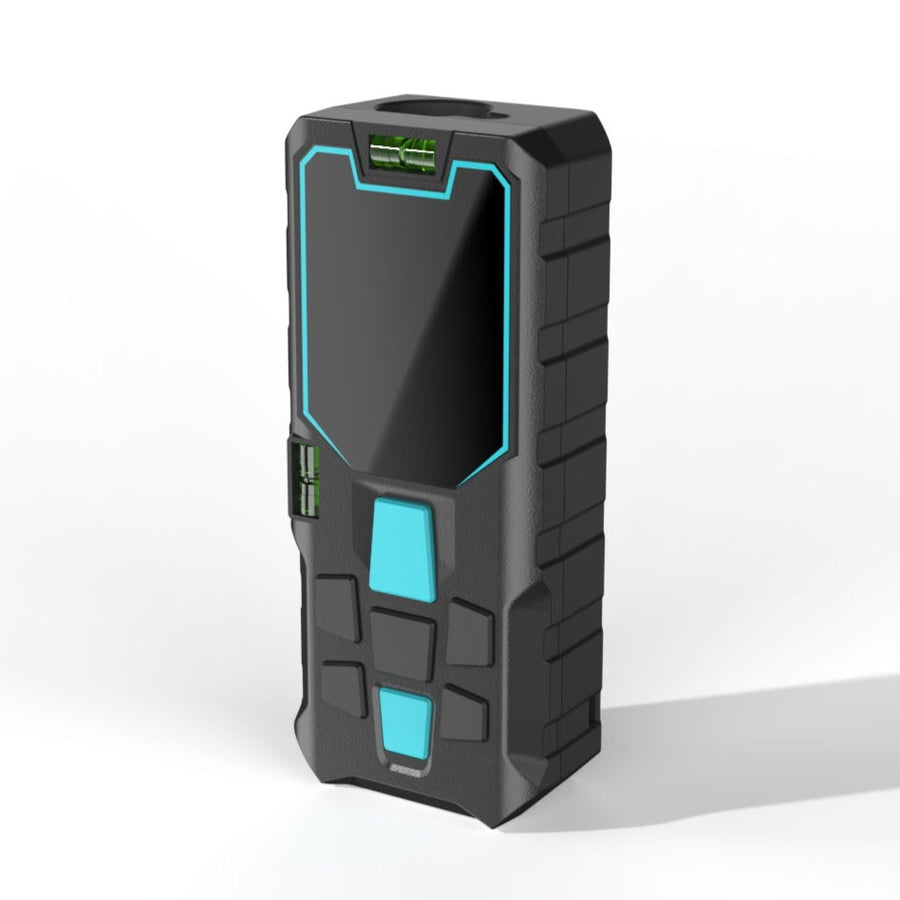 D8 Series Laser Distance Area Volume Pythagorean Meter with Real Time Measuring & 2 Bubble Levels